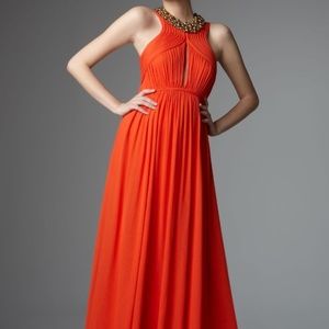 Robert Rodriguez Grecian Paprika Gown 0